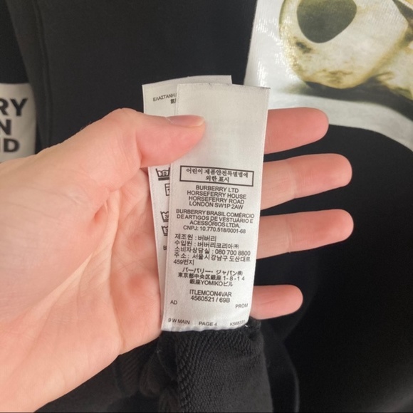 BURBERRY Deer Print Sweatshirt Unisex - Picture 13 of 13